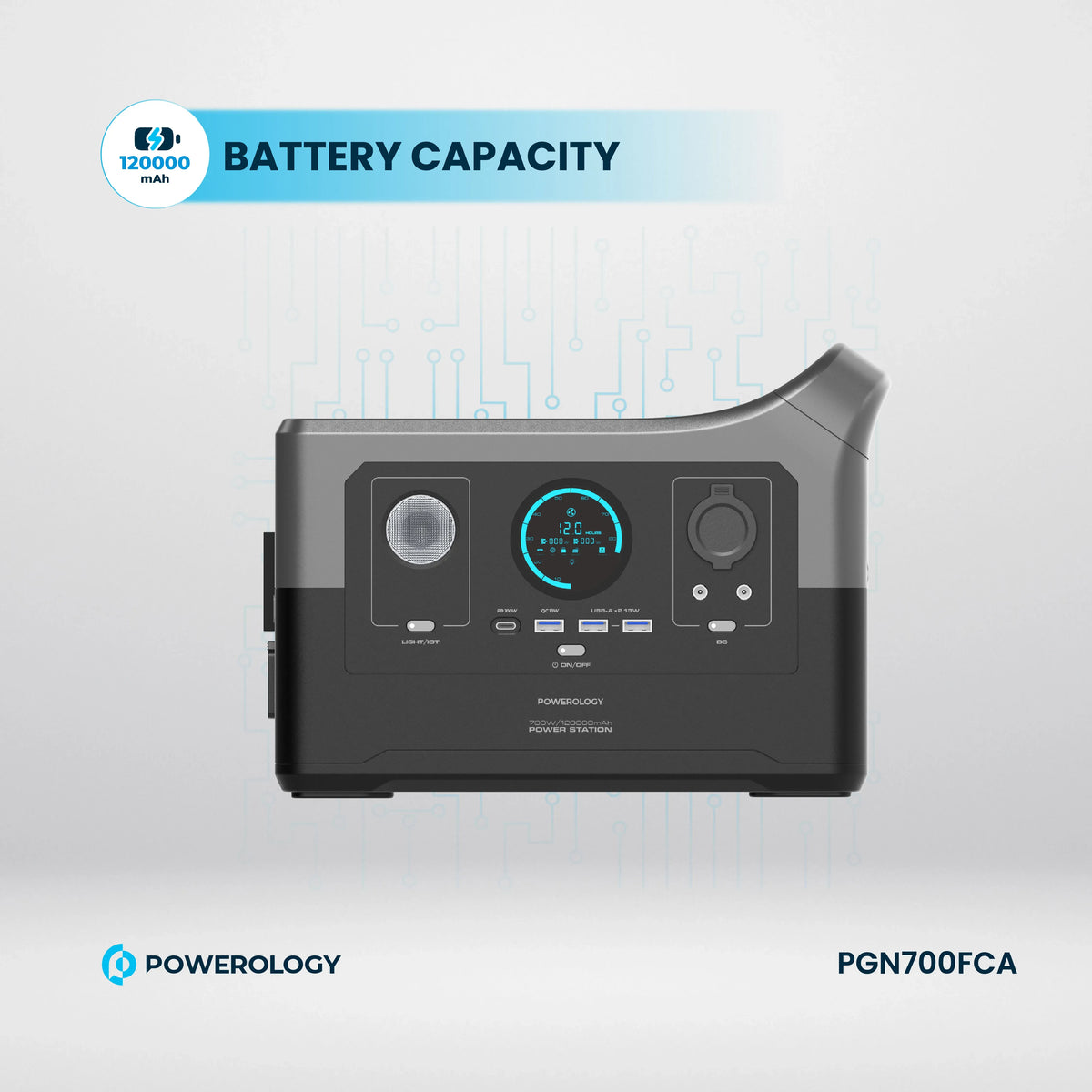 Bk Powerology Portable Power Generator Fast Charging with App 120000mAh 700w – image 19