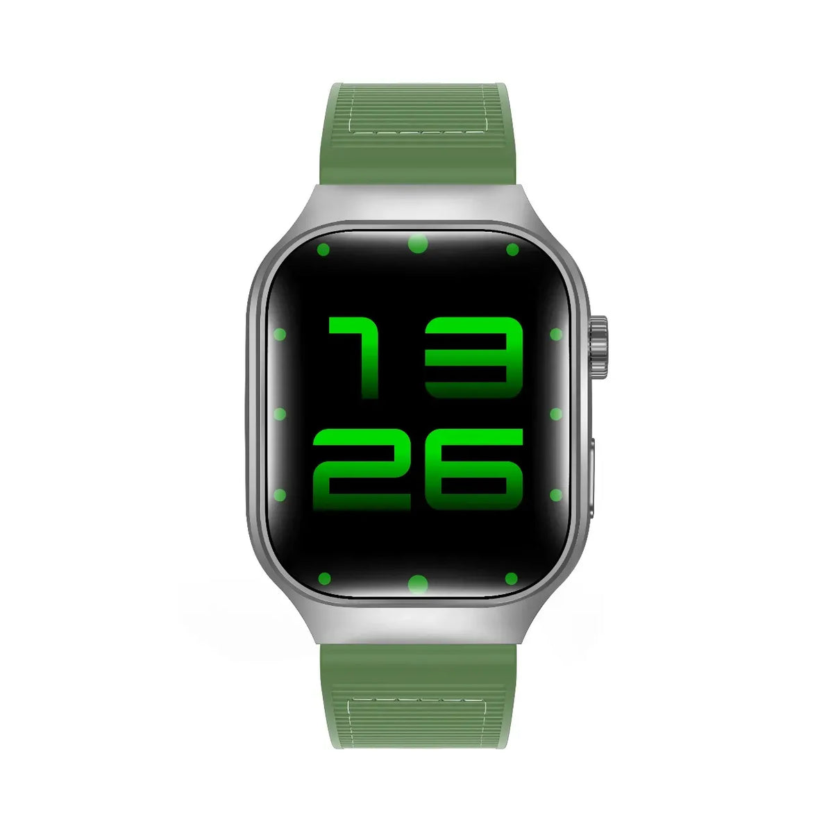 Green Lion Ridge Smart Watch - Silver&Green – image 6