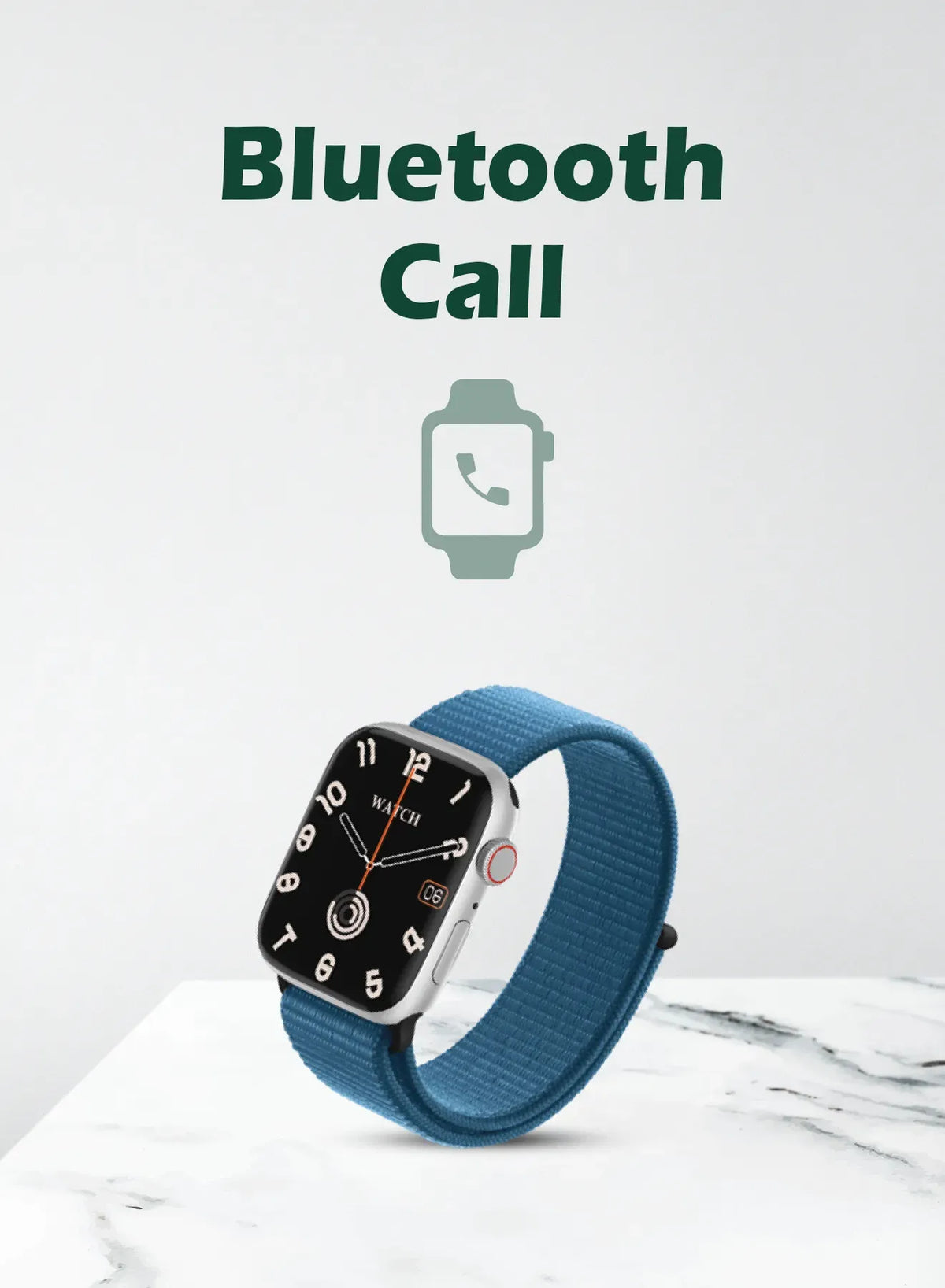 Green Lion Active Se Smart Watch Silver Sky Blue – image 3