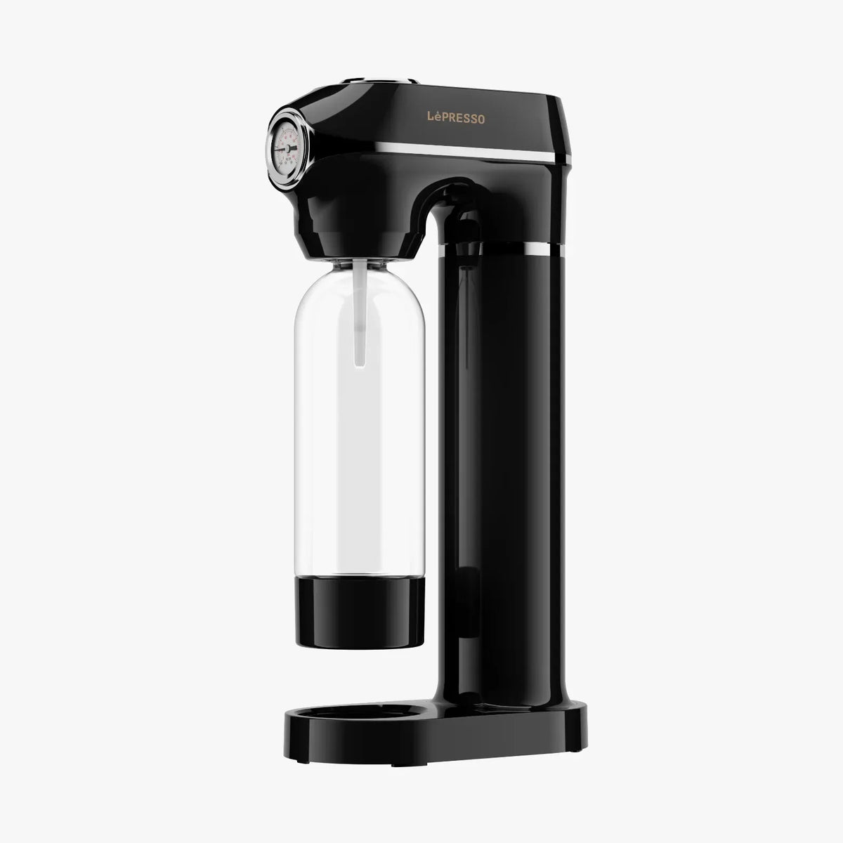 LePresso Carbonator Instant Sparkling Water with Pressure Gauge Efficient Carbonation Black – image 12