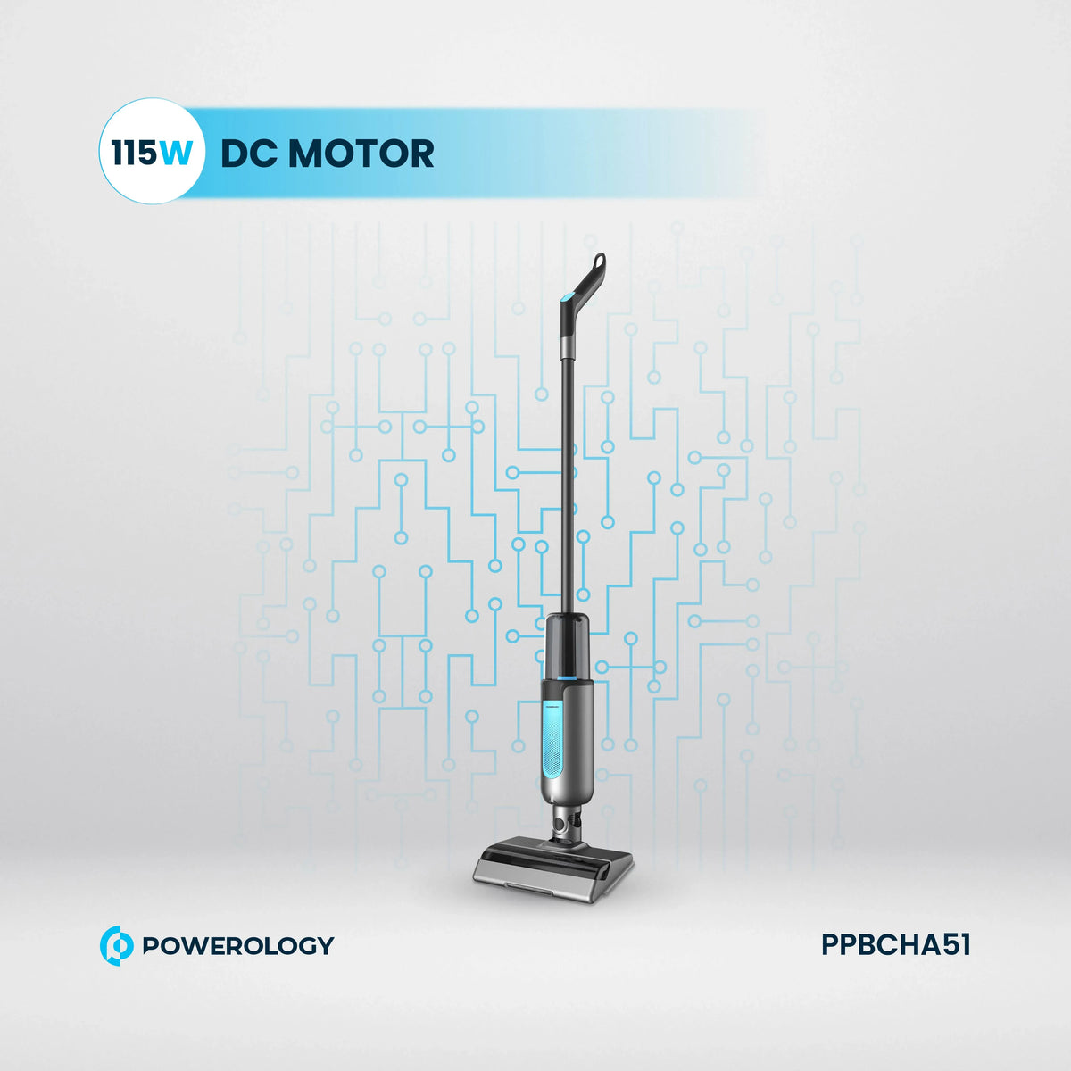 Powerology Dual Design Cordless Vacuum Mop Black – image 16