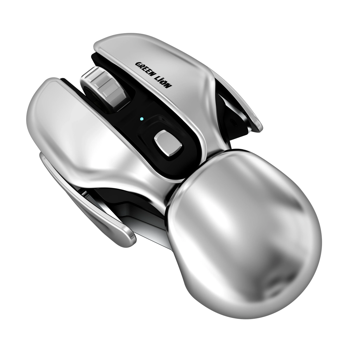 Green Lion G266 Beetles Metal Mouse Gray – image 1