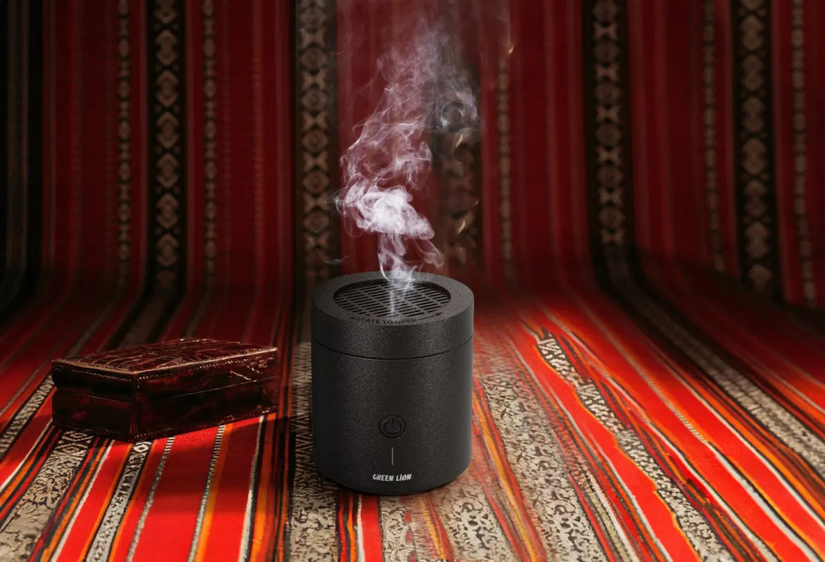 Green Lion Dune Bakhour Incense Burner Black – image 7