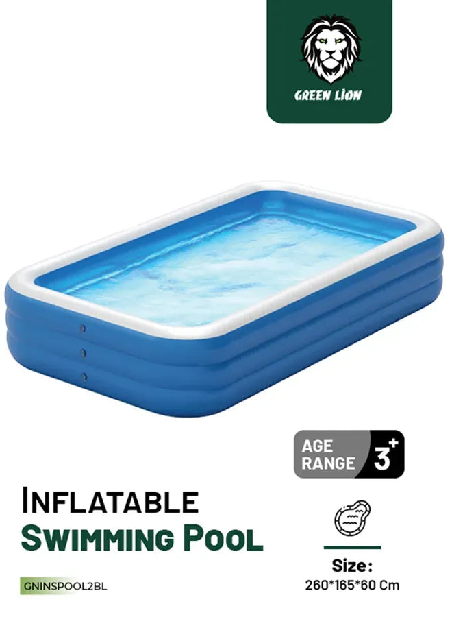 Green Lion Inflatable Swimming Pool - Blue – image 5