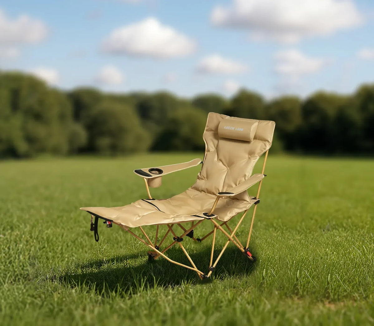 Green Lion Vestro Camping Chair Beige – image 3