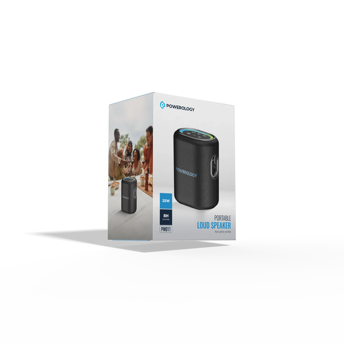 Powerology Portable Loud Speaker Black – image 3