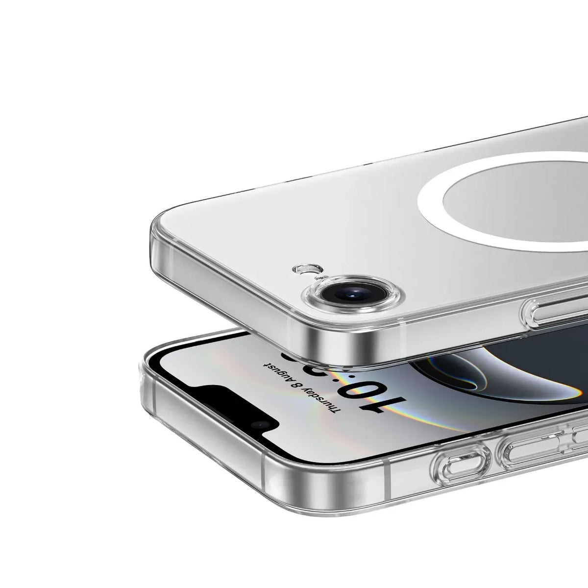Green Lion MagSafe Delgado Pc Case for Iphone 16e Clear – image 10