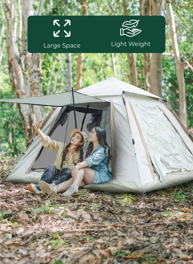 Green Lion Gt 6 Camping Tent Biege – image 11
