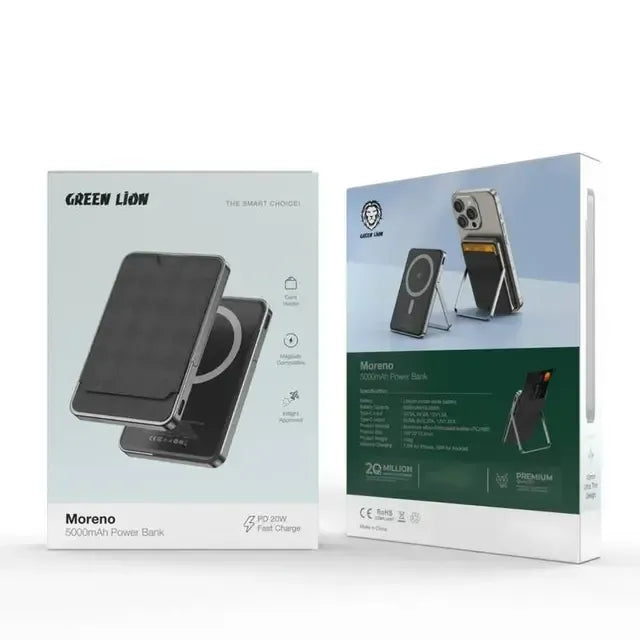 Green Lion Moreno 5000mAh Power Bank Black – image 4