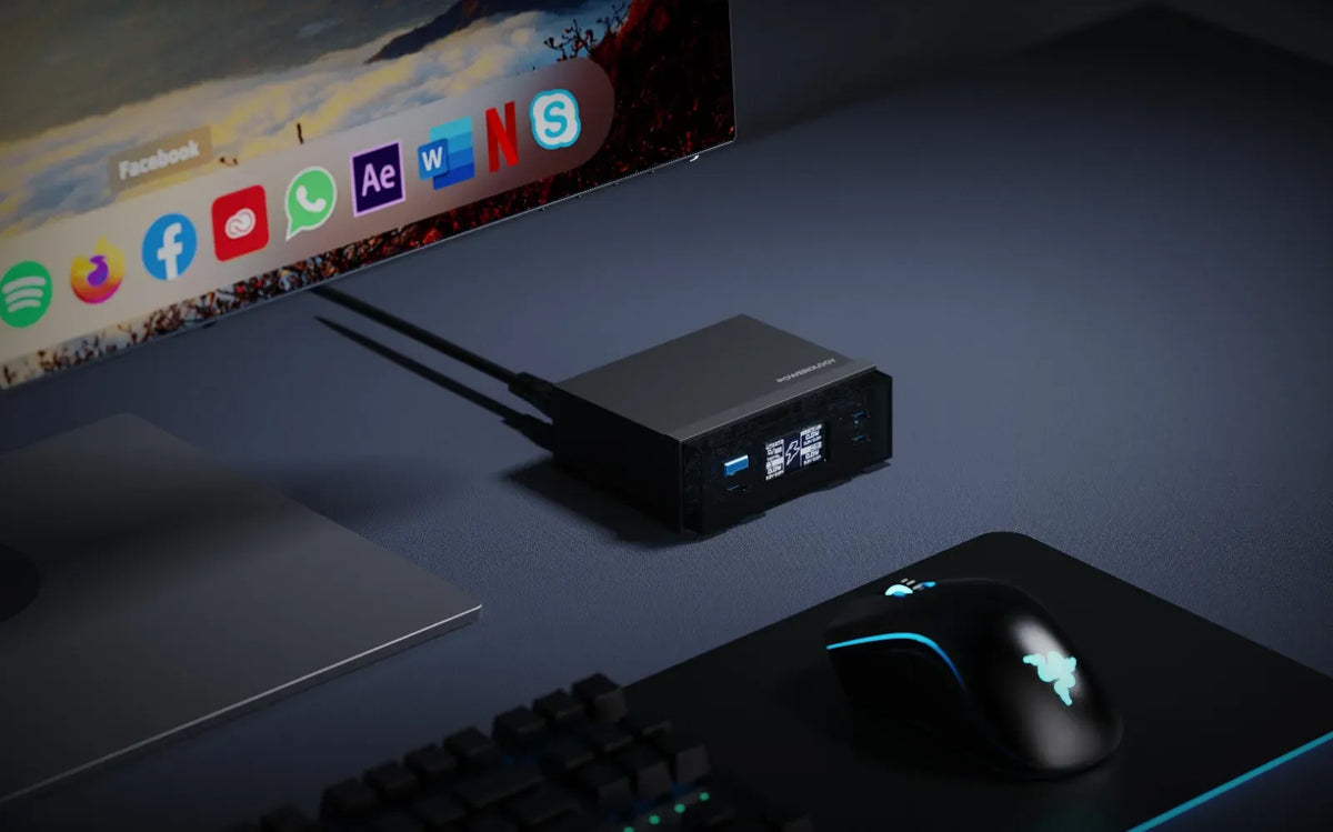 Powerology Power Hub Desktop Charging Station Black – image 6
