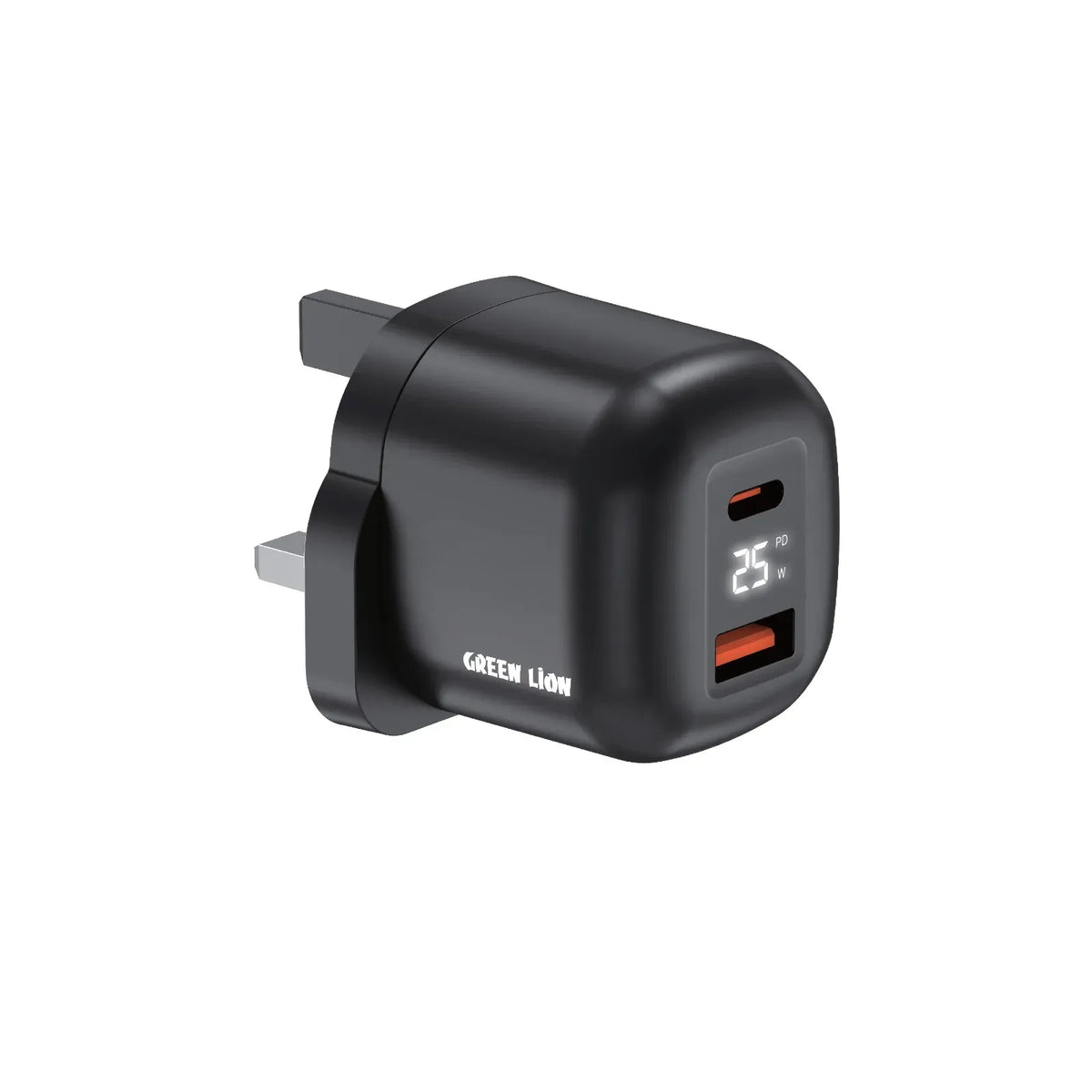 Green Lion Q Series Uk Plug USB C USB A Black – image 3