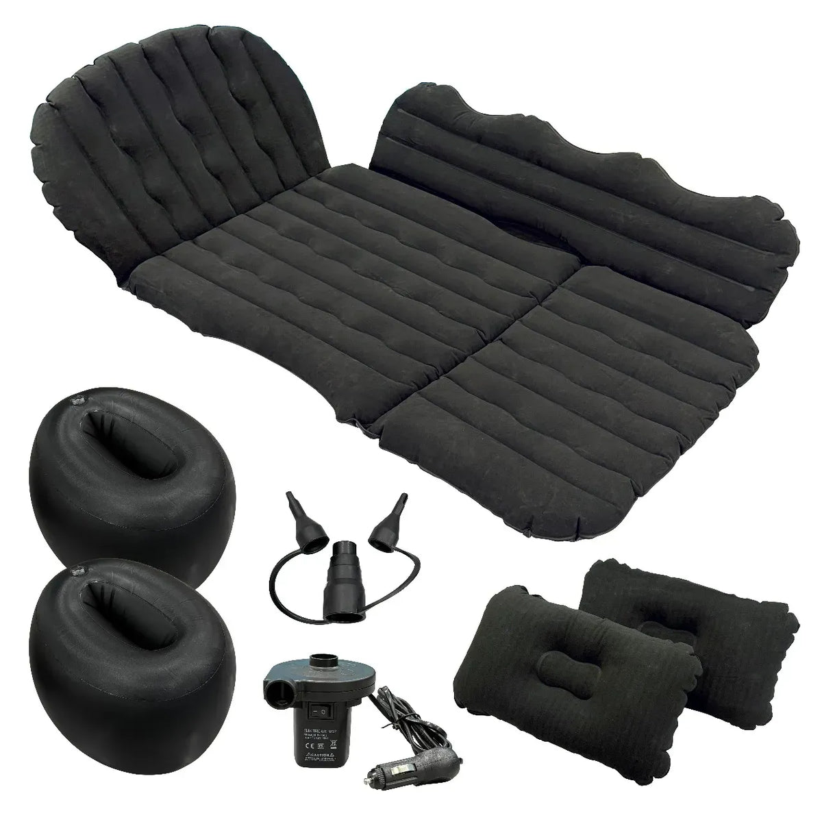 Green Lion Inflatable Car Air Mattress Black – image 2