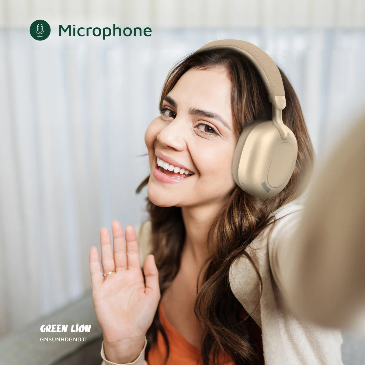 Green Lion Sunstone Wireless Headphone Desert Titanium – image 5