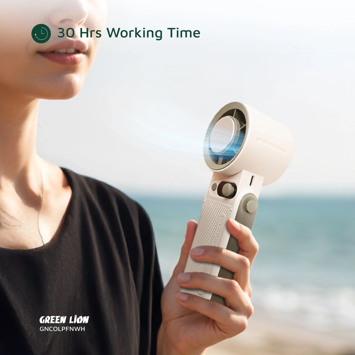 Green Lion Coolio Portable Fan - White – image 14