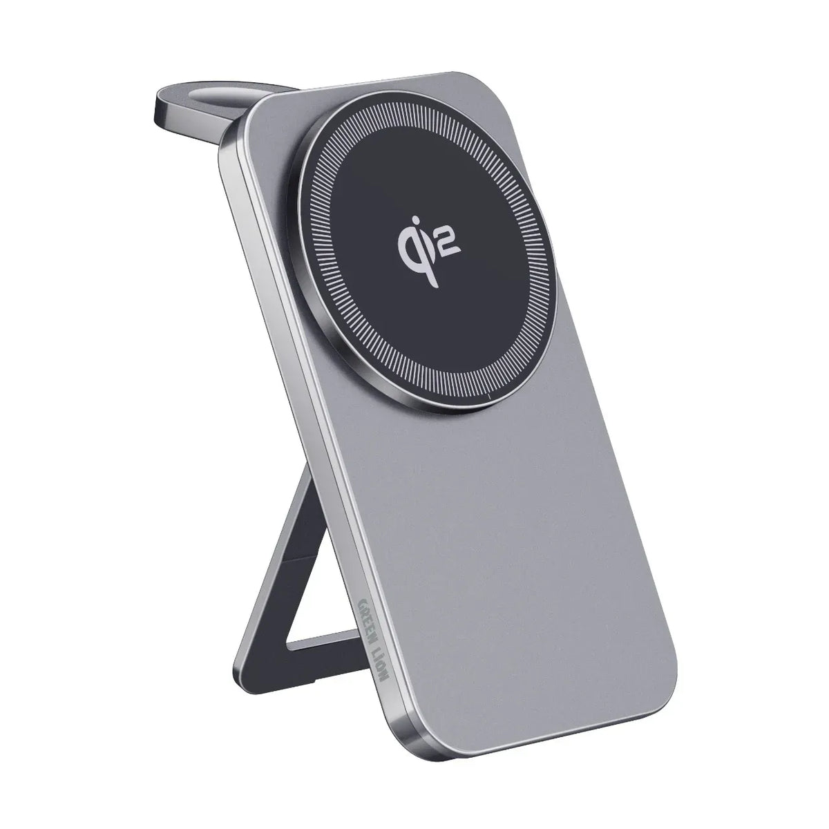 Green Lion Magstand Duo Wireless Charger with Kickstand 15w Gray – image 12