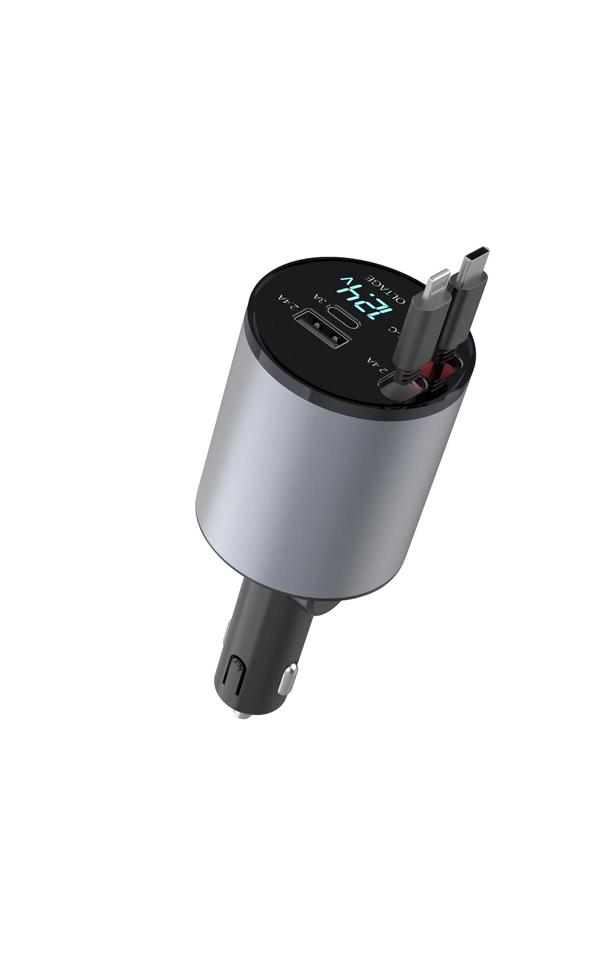 Green Lion 4 in 1 Car Charger Gray – image 8