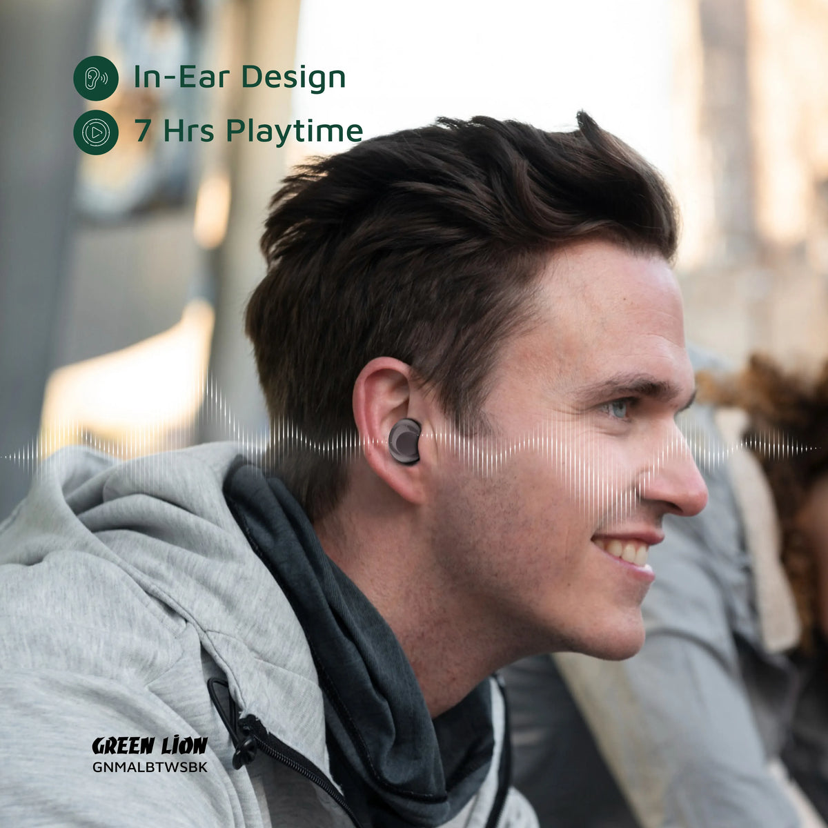 Green Lion Malbun True Wireless Earbuds - Black – image 16