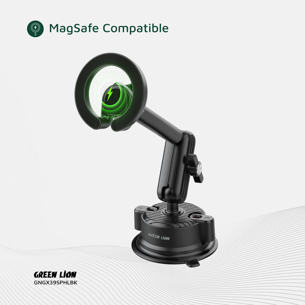 Green Lion GX-39 Suction Phone Holder - Black – image 10