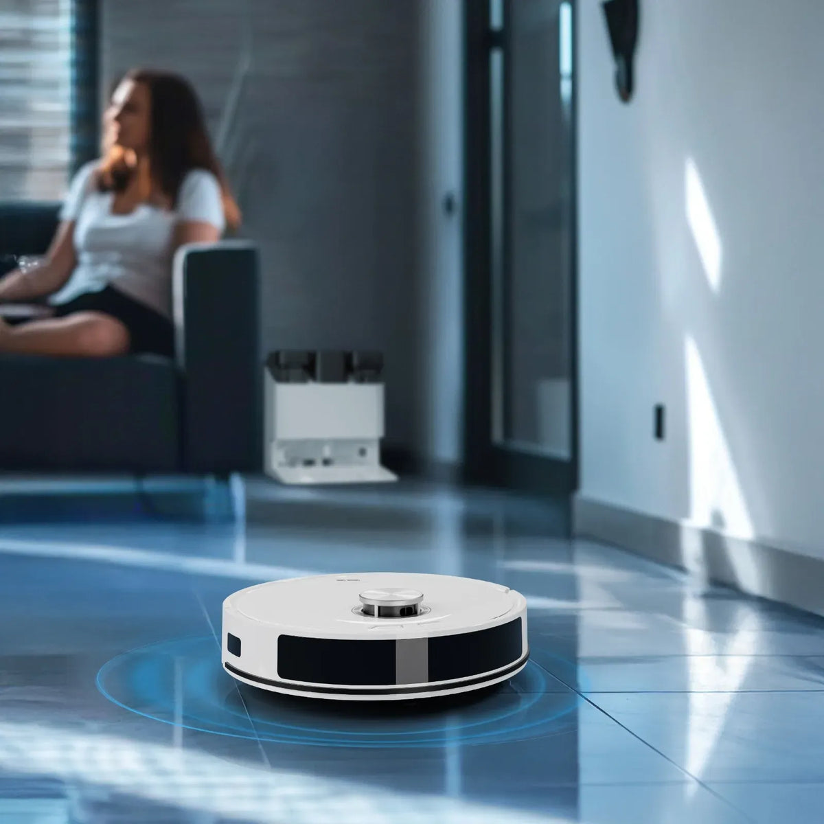Green Lion Ultra Vac Robot Vacuum Cleaner 8000 Pa Suction - Black – image 3