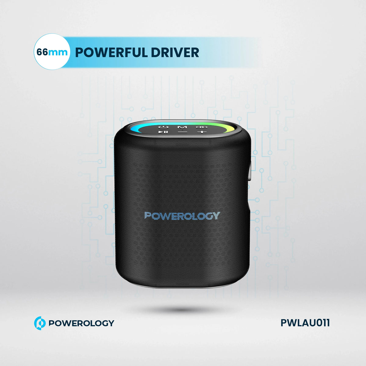 Powerology Portable Loud Speaker Black – image 16