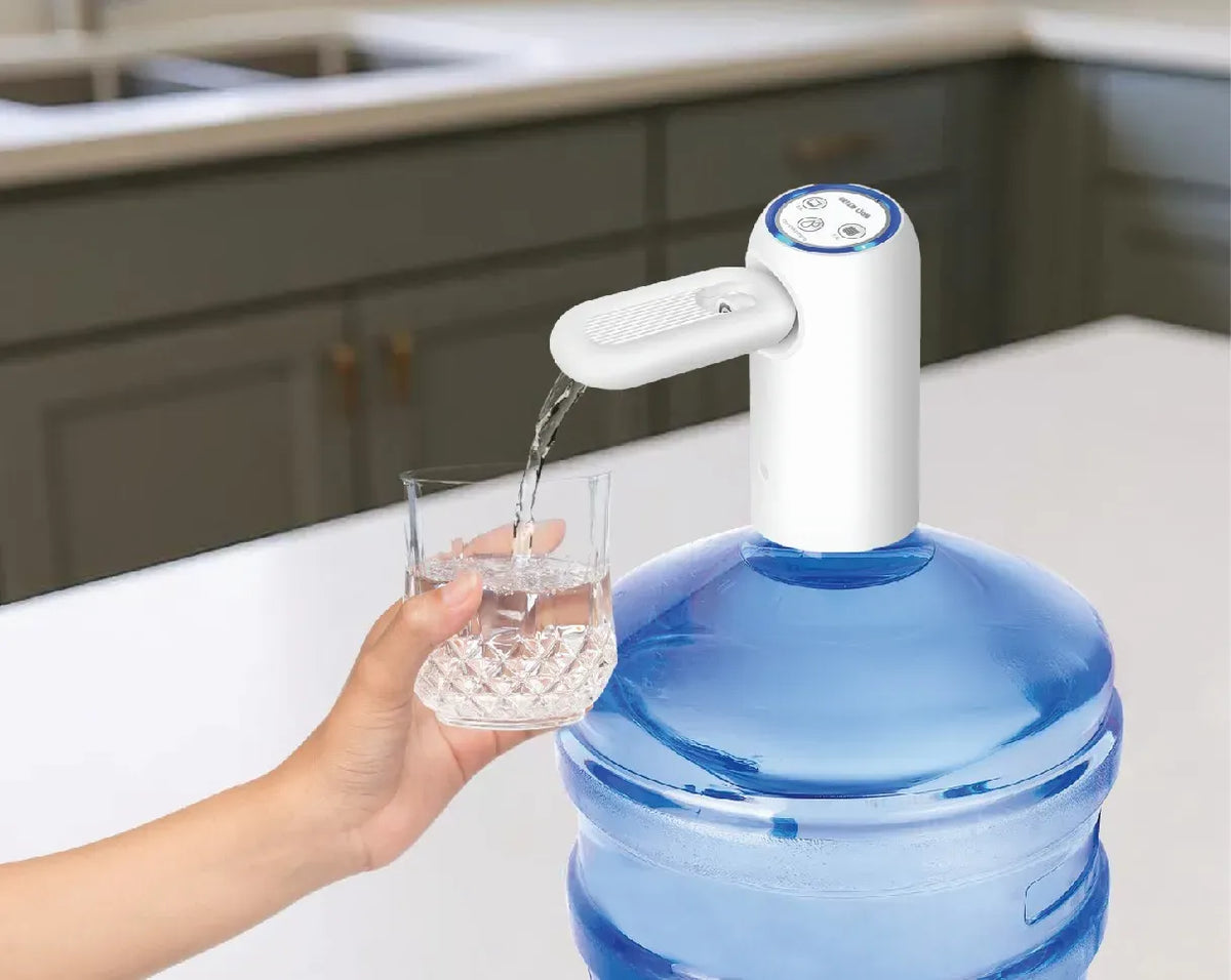 Green Lion Auto Water Pump Foldable Water Dispenser White – image 3