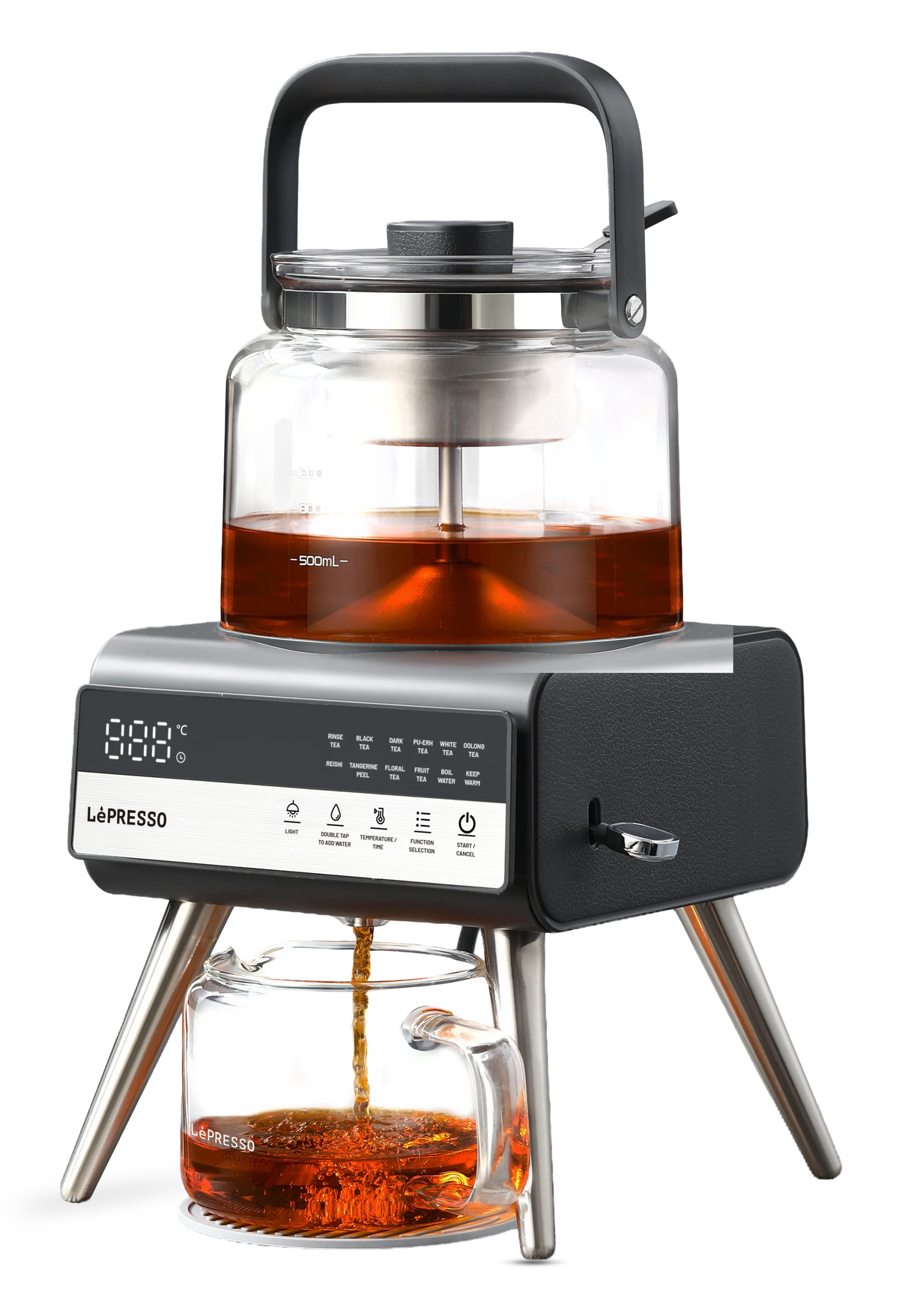 LePresso Brewify Tea Brewer with Digital Display Black – image 1