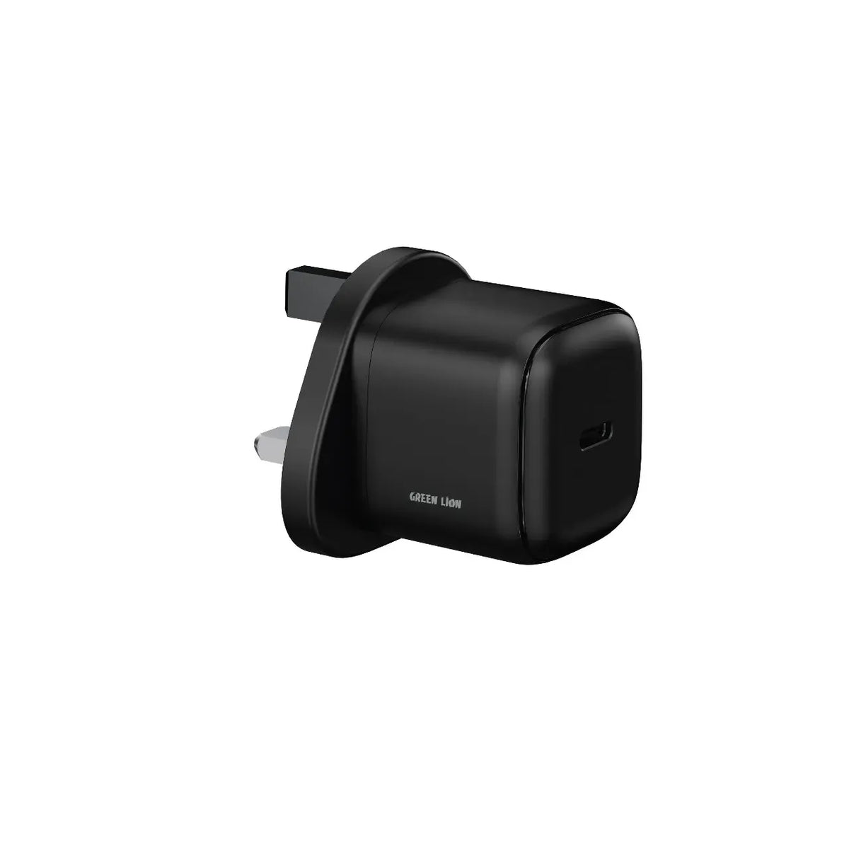 Green Lion Nexio Single Port Wall Charger Uk Plug 45w Black – image 3