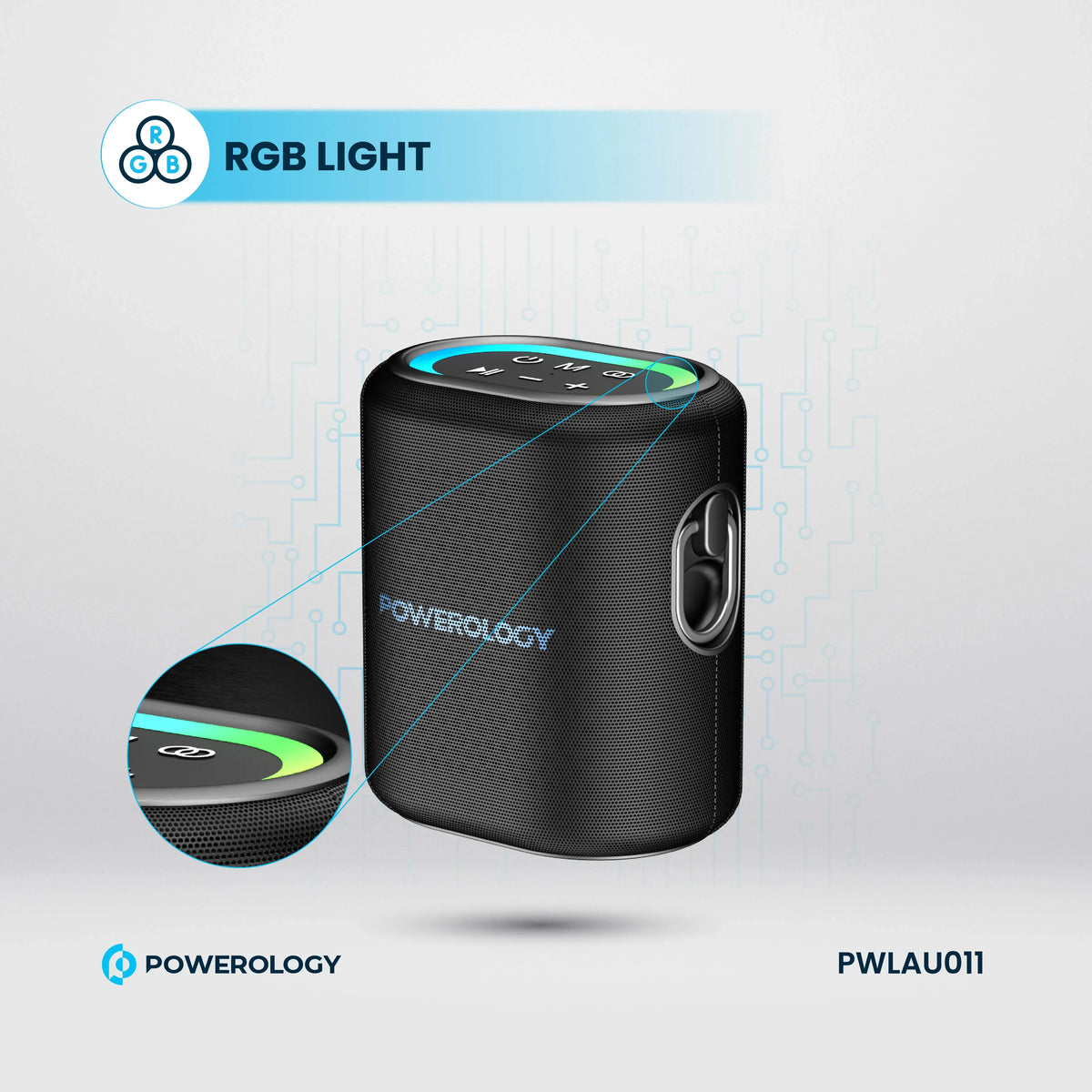 Powerology Portable Loud Speaker Black – image 13