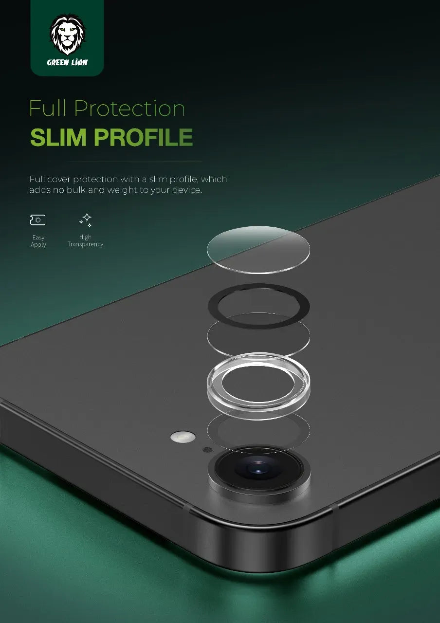 Green Lion Solo Camera Lens for Iphone 16e Clear – image 5