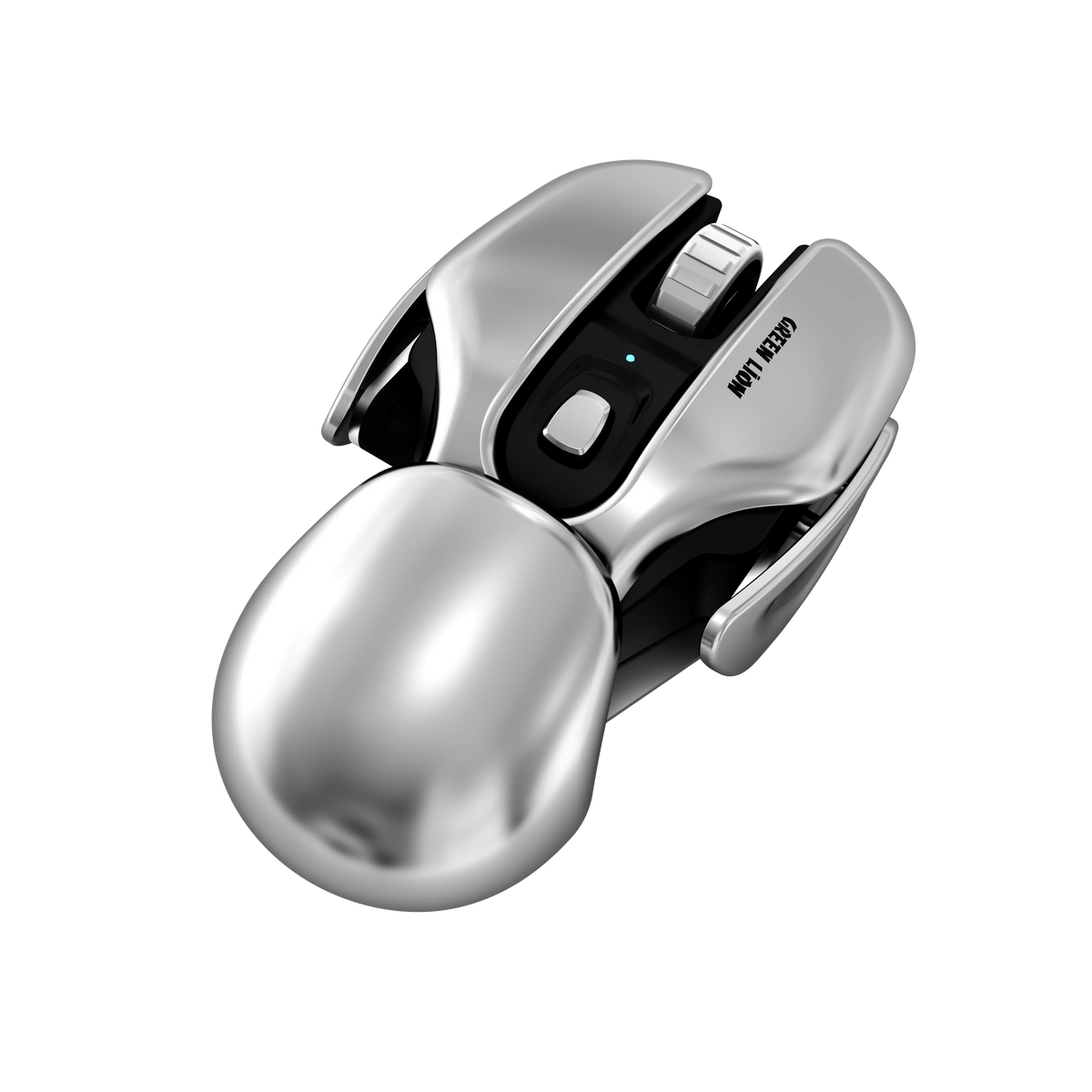 Green Lion G266 Beetles Metal Mouse Gray – image 3
