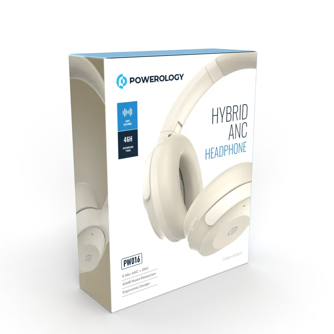 Hybrid ANC Head Phone - Cream – image 7