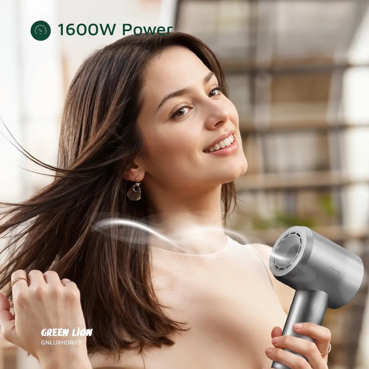 Green Lion Luxair Hair Dryer Gray – image 10