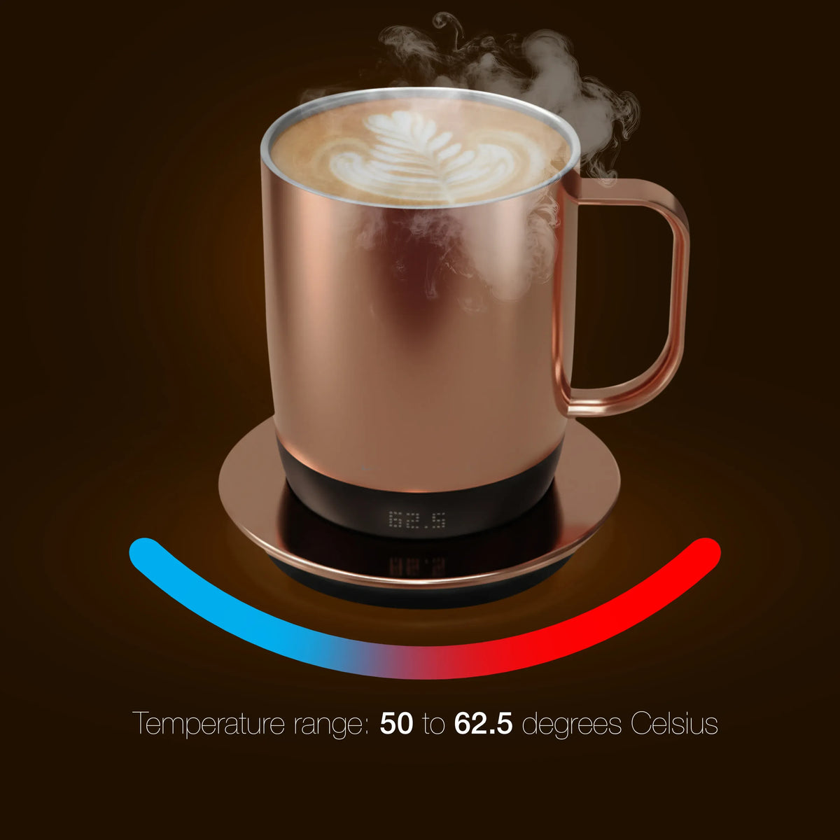 Lepresso Aurelio Ceramic Mug with Temperature Control Base - Silver – image 7