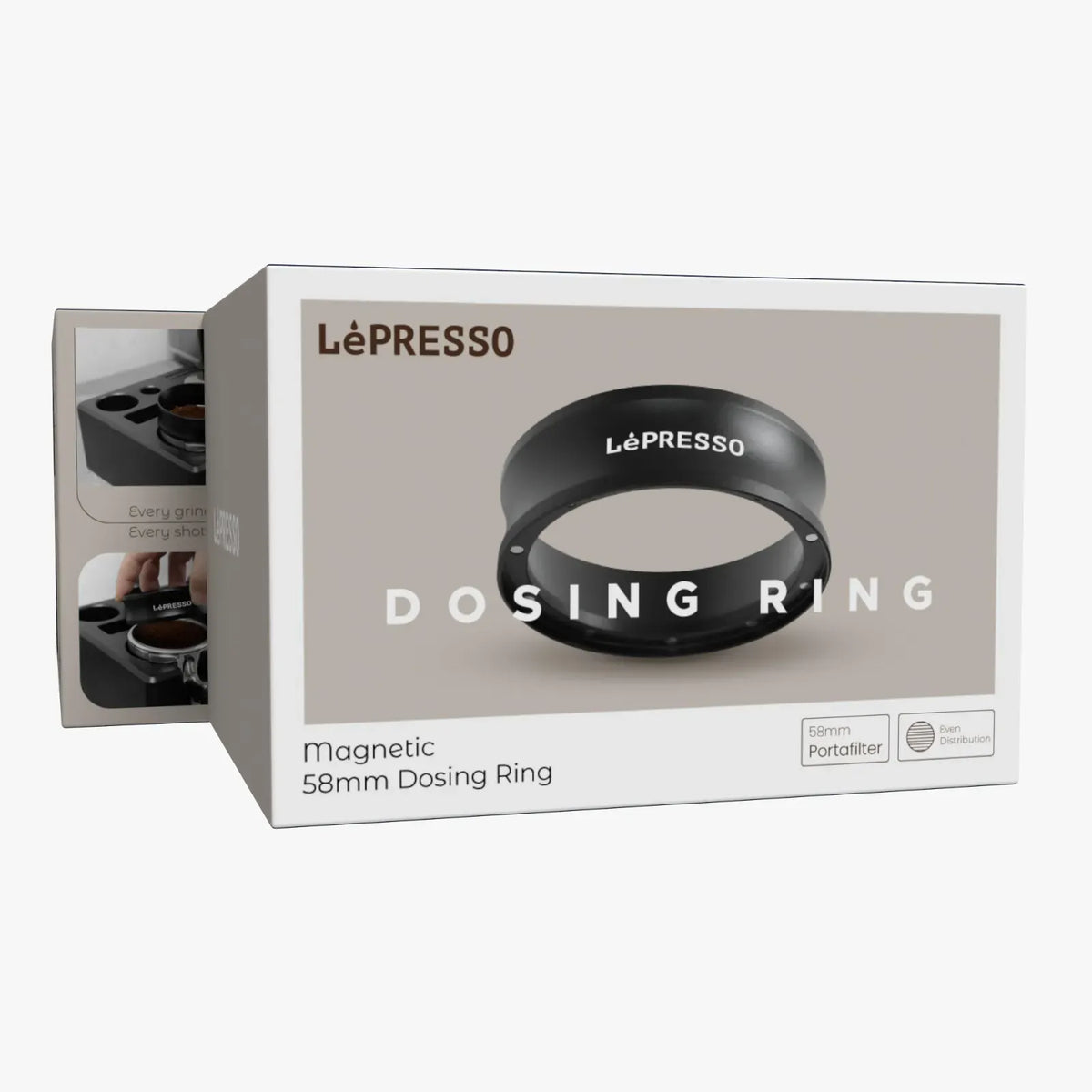 LePresso Magnetic 58mm Dosing Ring Black – image 6