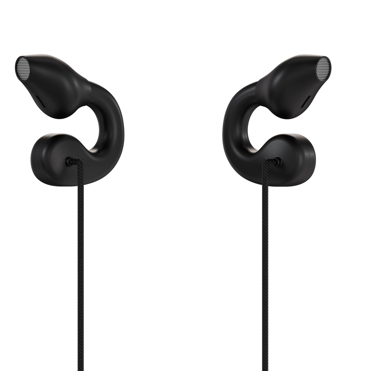 Powerology Voro Earhook USB C Wired Earphones Black – image 5