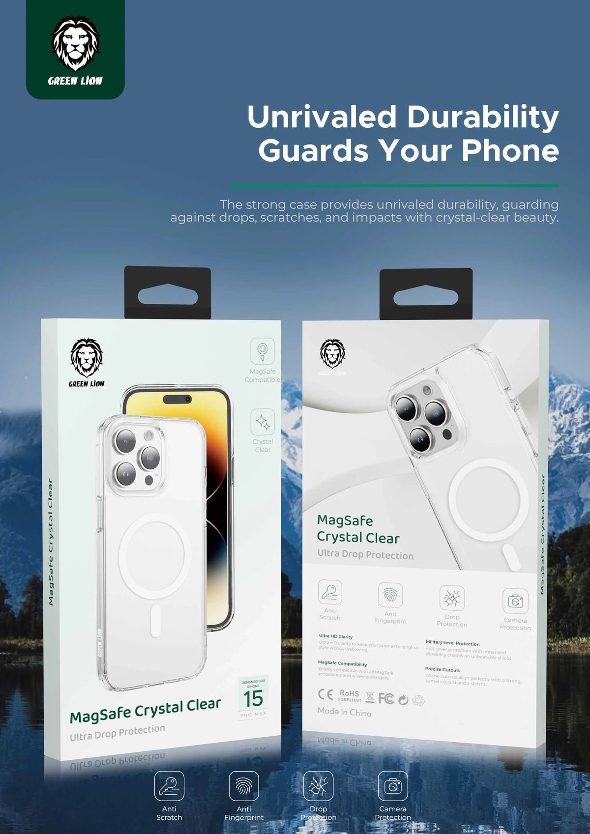 Green Lion Mag Safe Crystal Clear – image 9