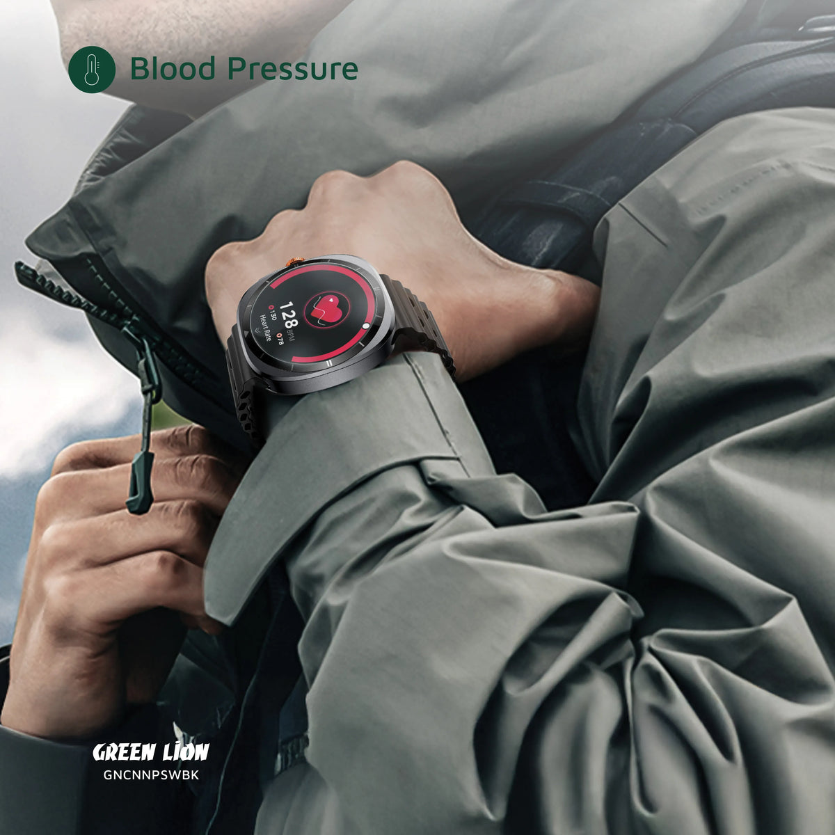 Green Lion Connect Pro Smart Watch - Black – image 8