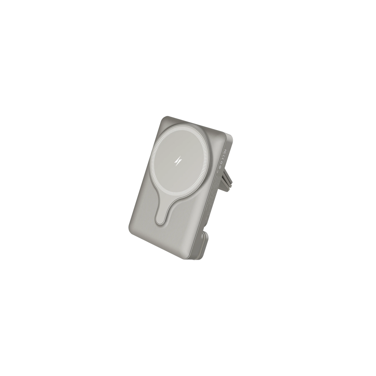 Powerology 5000 m Ah Power Bank MagSafe Charging Air-Vent Mount - Titanum – image 6
