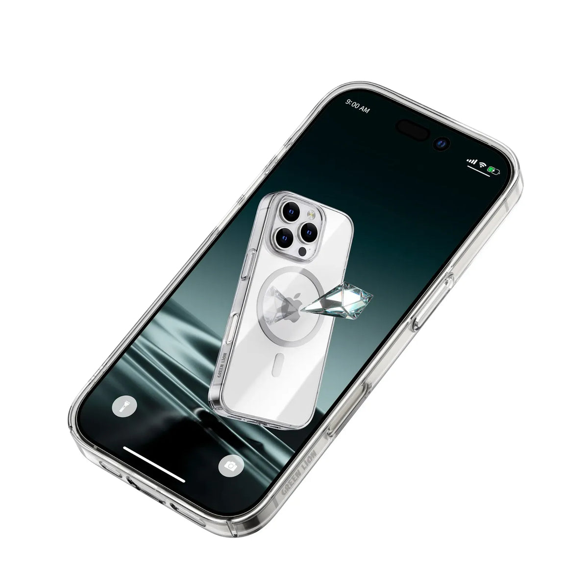 Green Lion Mag Safe Delgado Case - Clear – image 6