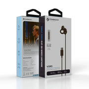 Powerology Voro Single-Sided Clip-On Wired Earphone - Black – image 3