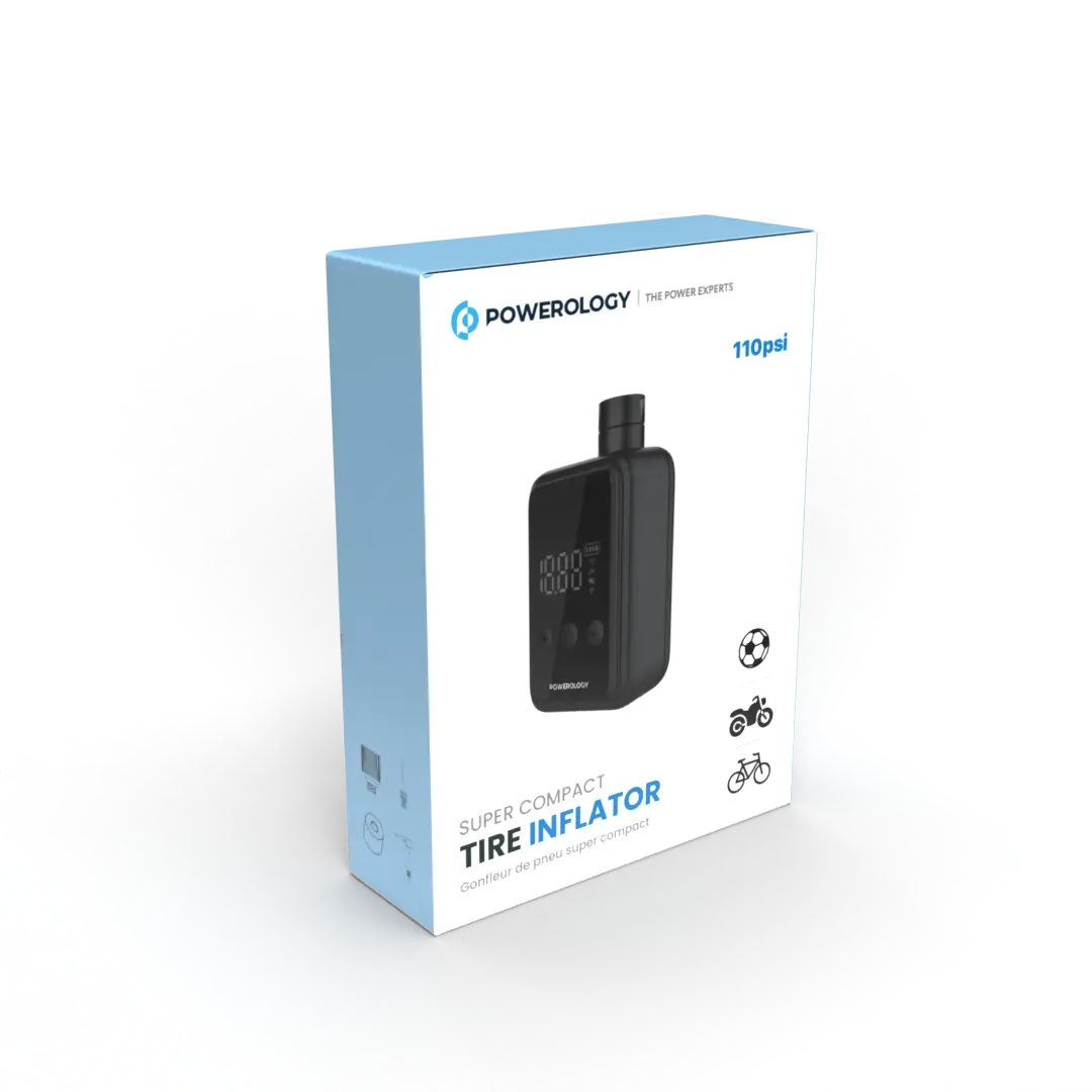 Powerology Super Compact Tire Inflator Black – image 4