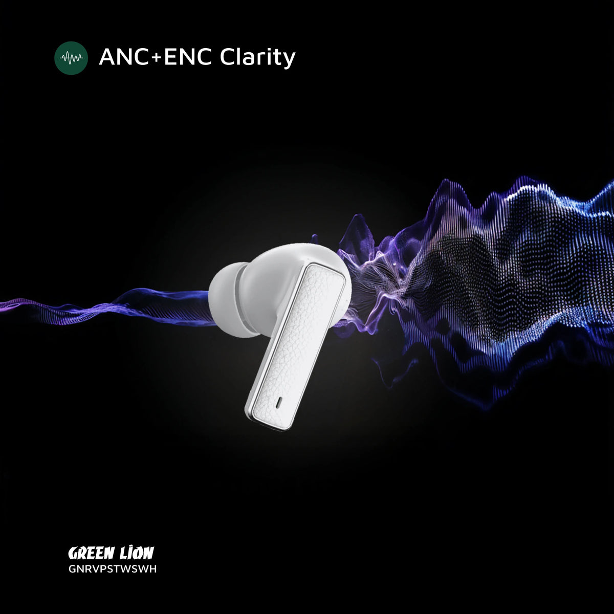 Green Lion River Plus True Wireless Earbuds - White – image 7