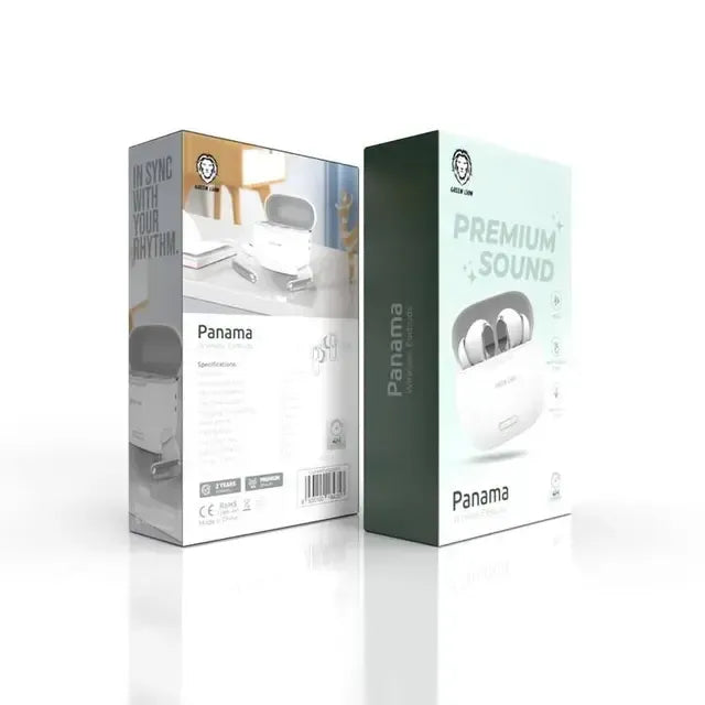 Green Lion Panama Wireless Earbuds - White – image 2