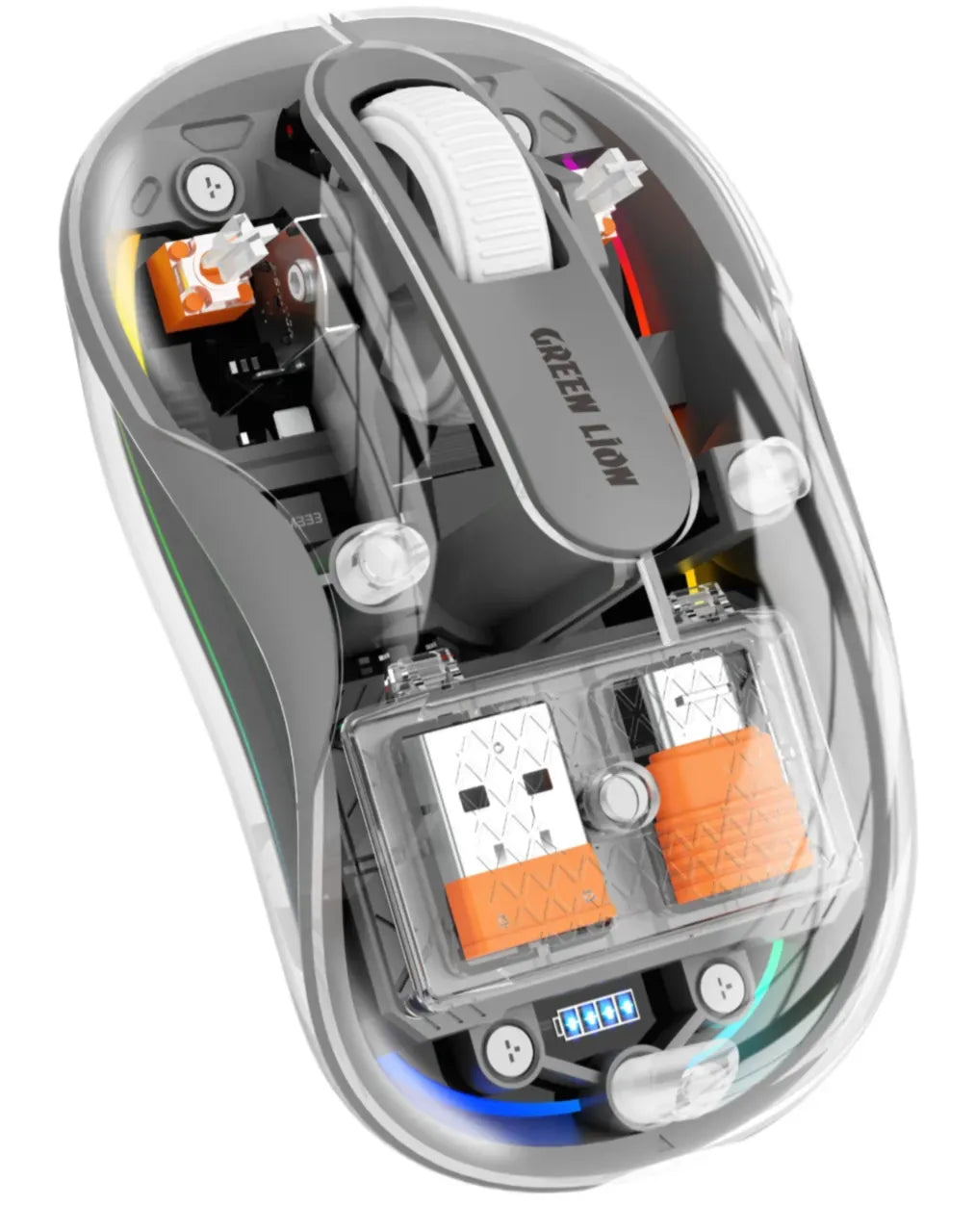 Green Lion Turtle Mouse - Gray – image 3