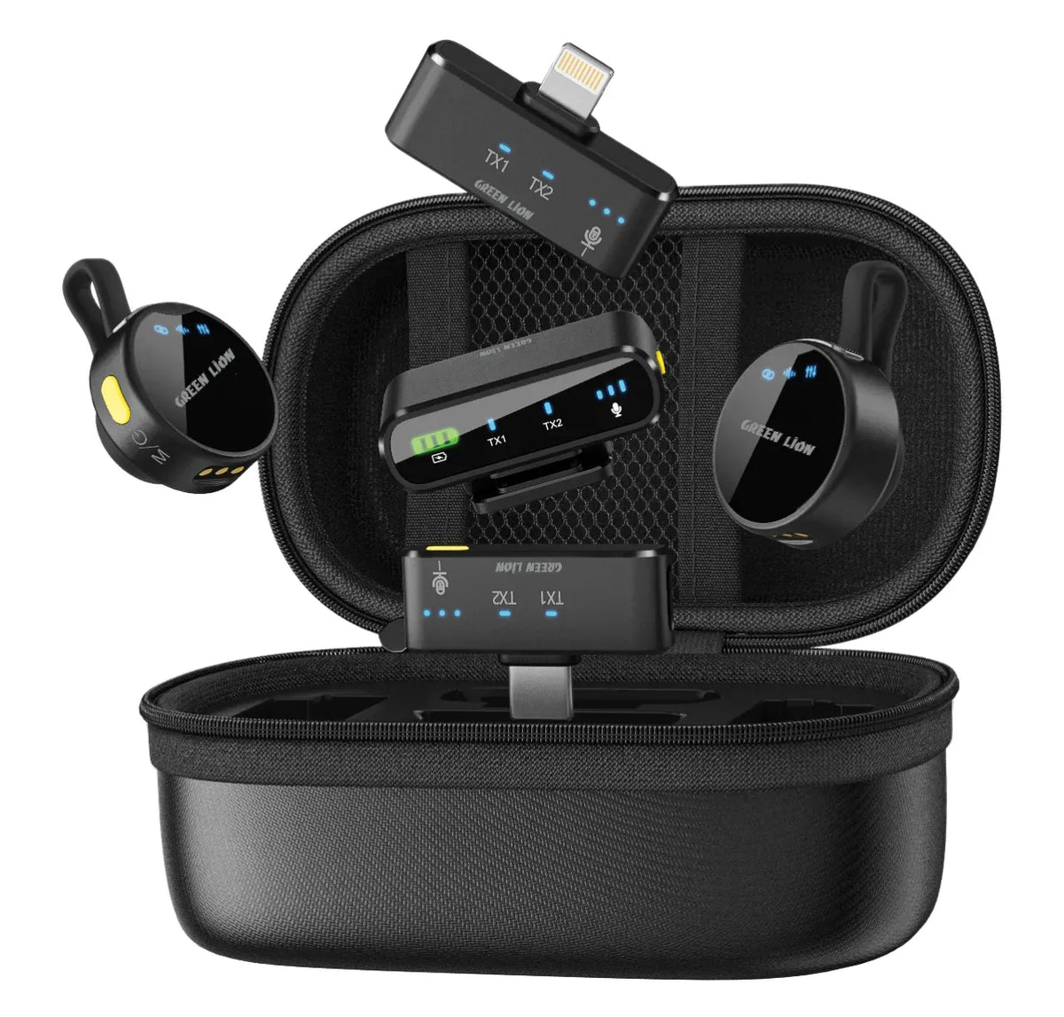 Green Lion Gm 85x 3 in 1 Wireless Microphone Black – image 10