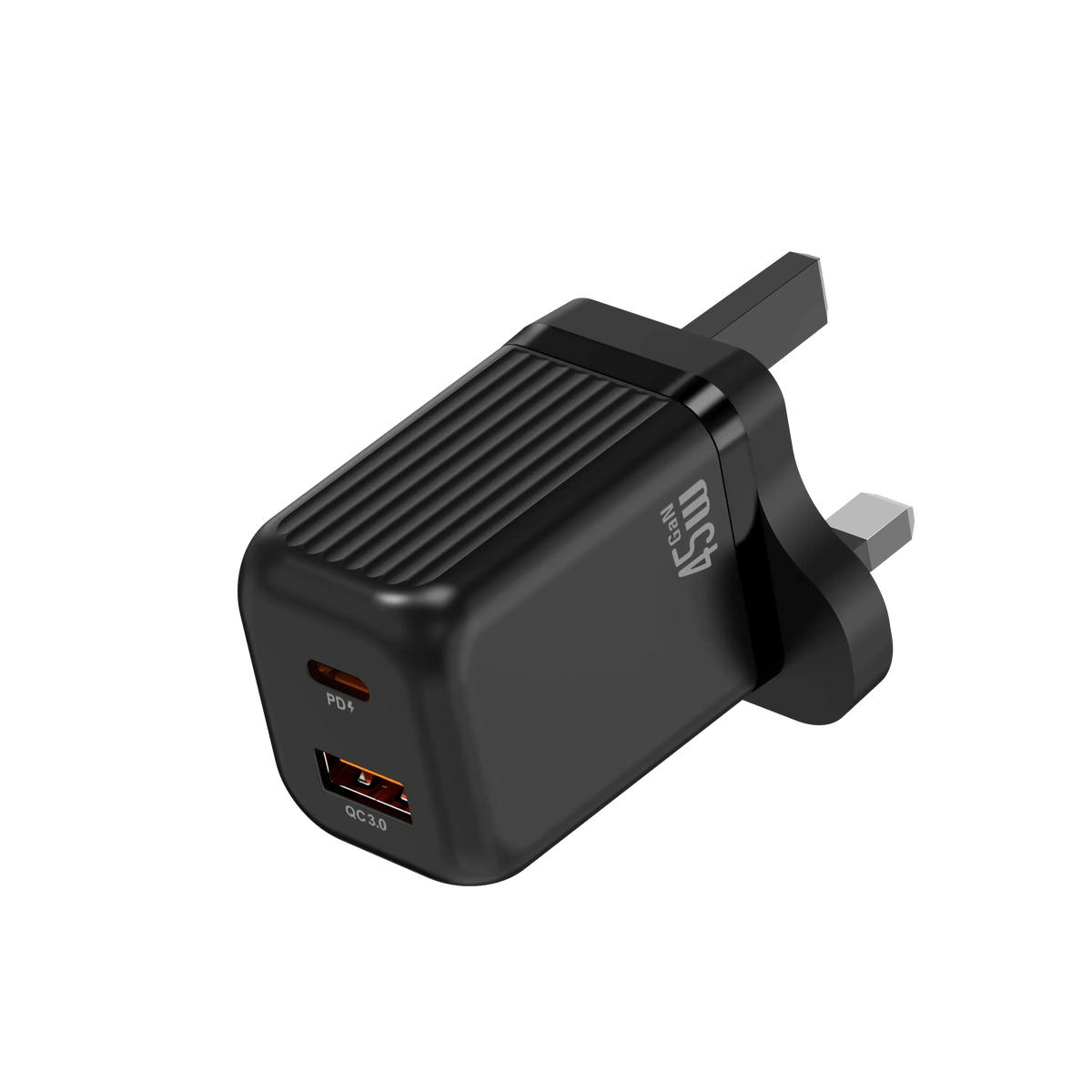 Green Lion Ultra Compact Ga NWall Charger PD+QC 45 WCto C - Black – image 4