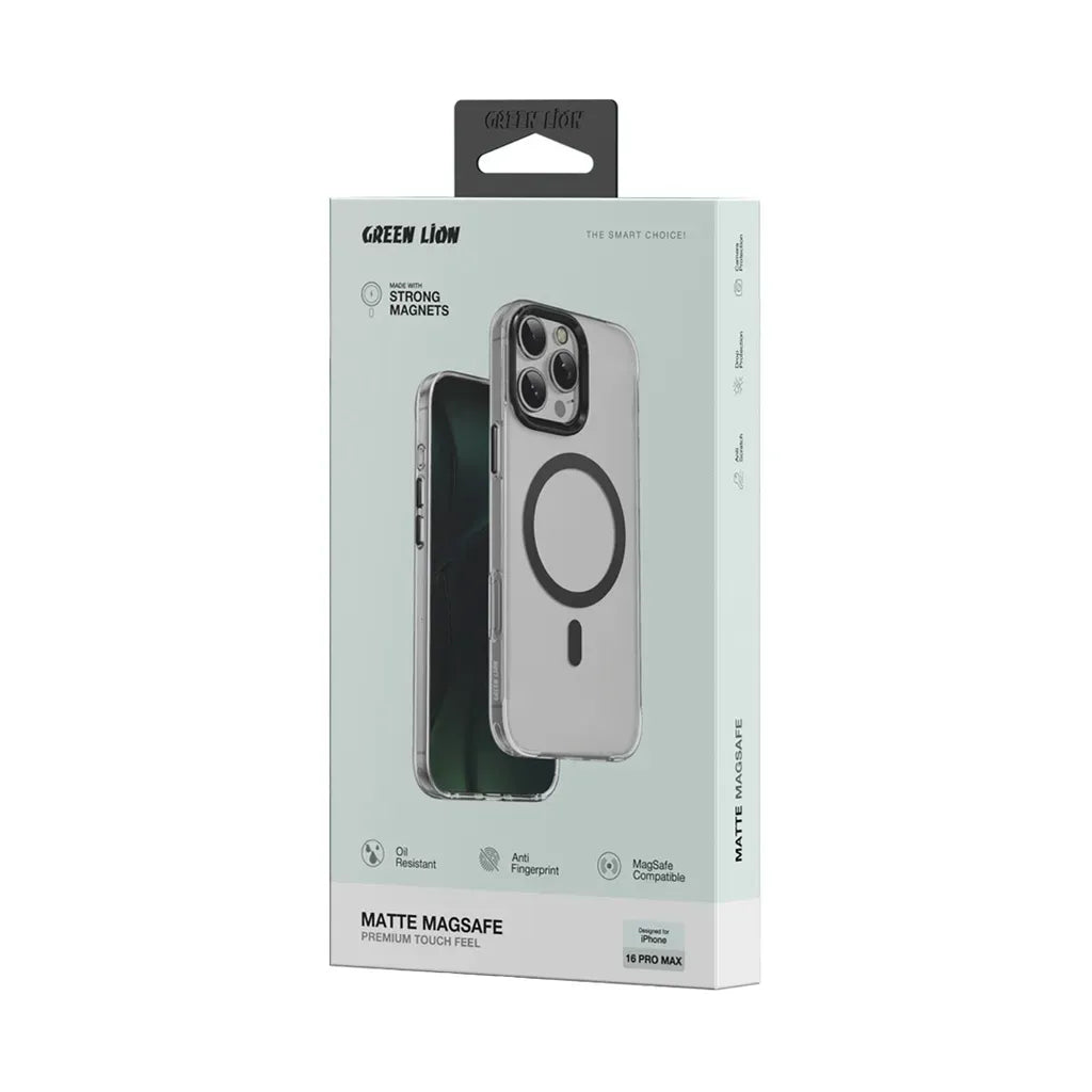 Green Lion Matte Mag Safe - BlackTitanium