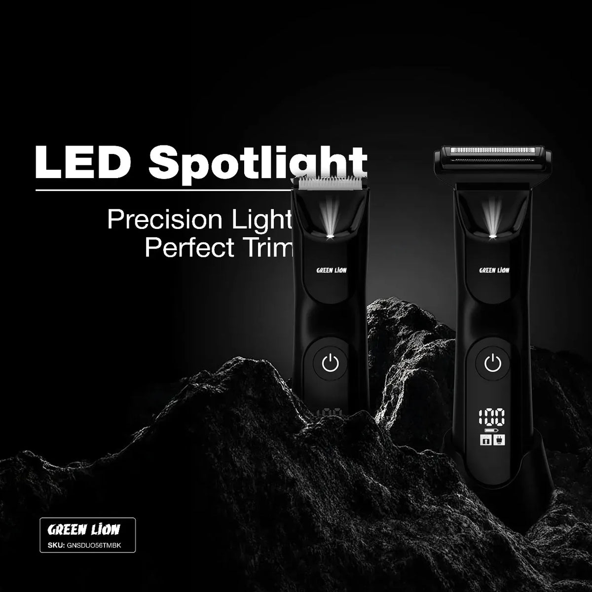 Green Lion Sensitive Duo- Hair Trimmer&Shaver - Black – image 14
