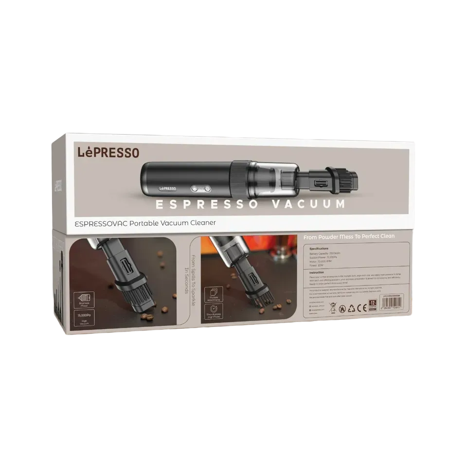 LePresso Espressovac Portable Vacuum Cleaner Black – image 8