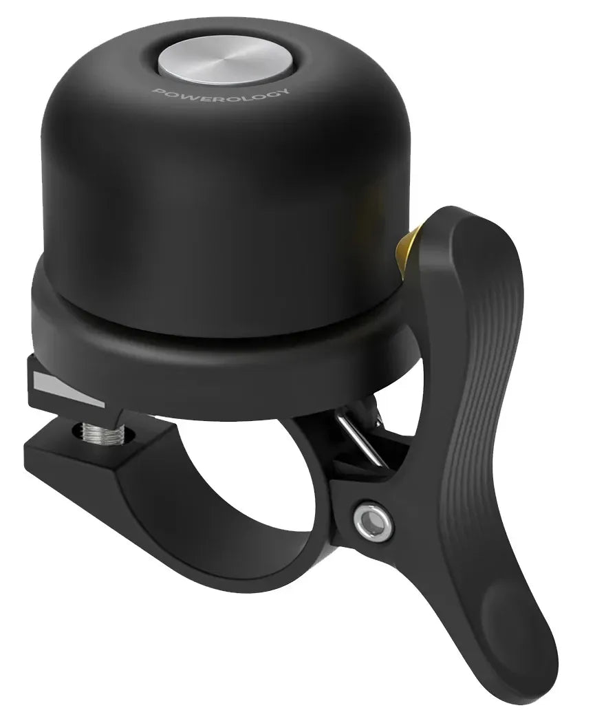 Powerology Bicycle Scooter Bell with Airtag Mount Black – image 2